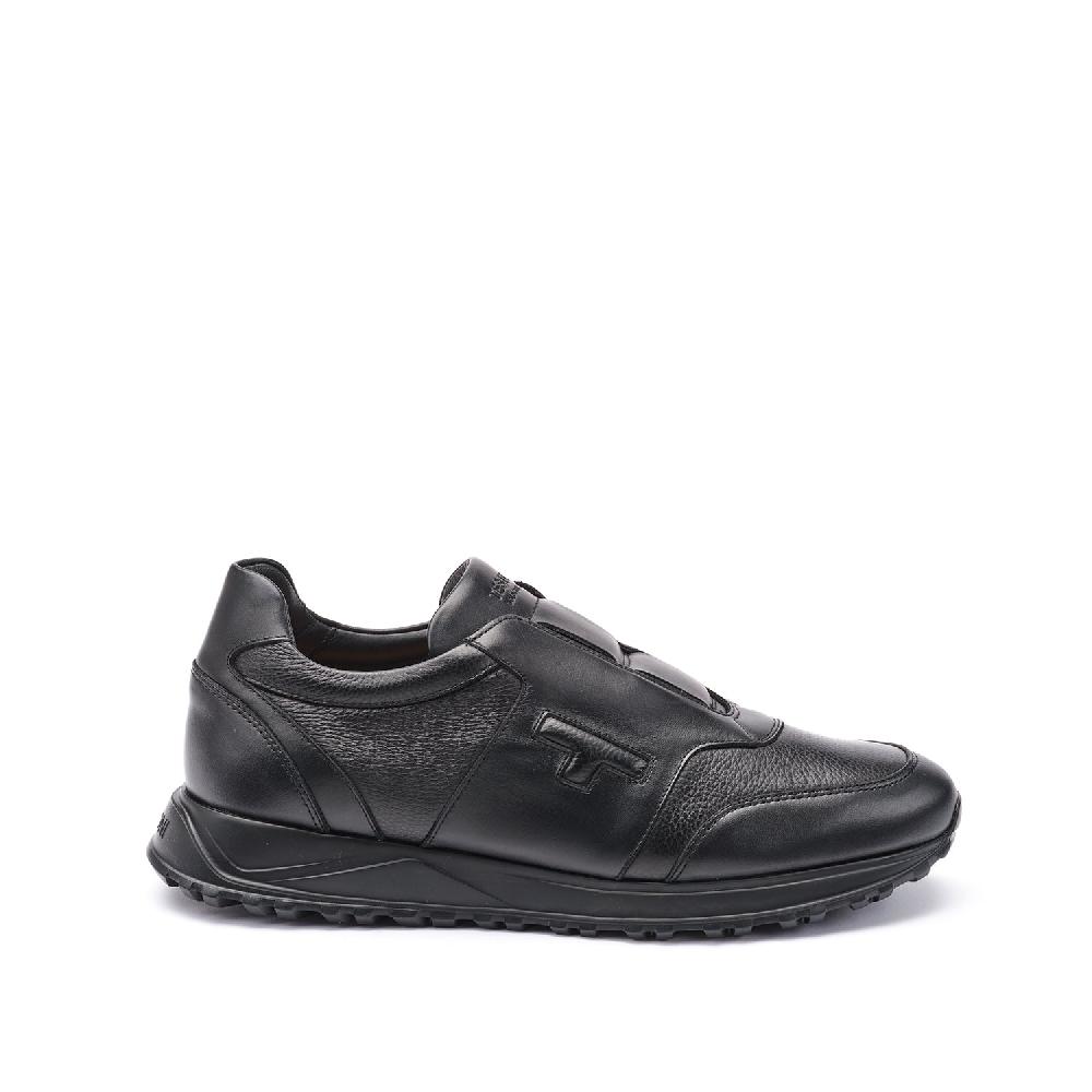A.Testoni CUNEO SNEAKER SPORT NAPA CALF + GRAINED CALF Spedizione Gratuita