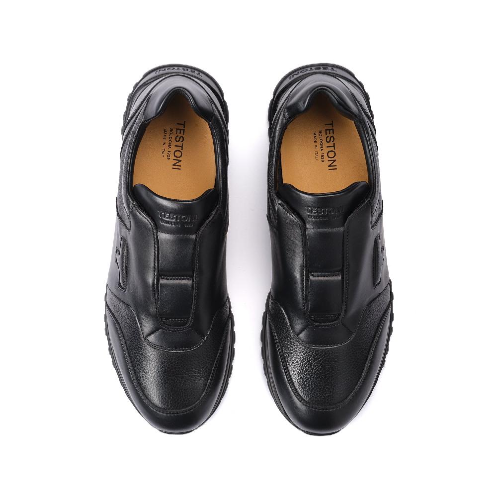 A.Testoni CUNEO SNEAKER SPORT NAPA CALF + GRAINED CALF Spedizione Gratuita