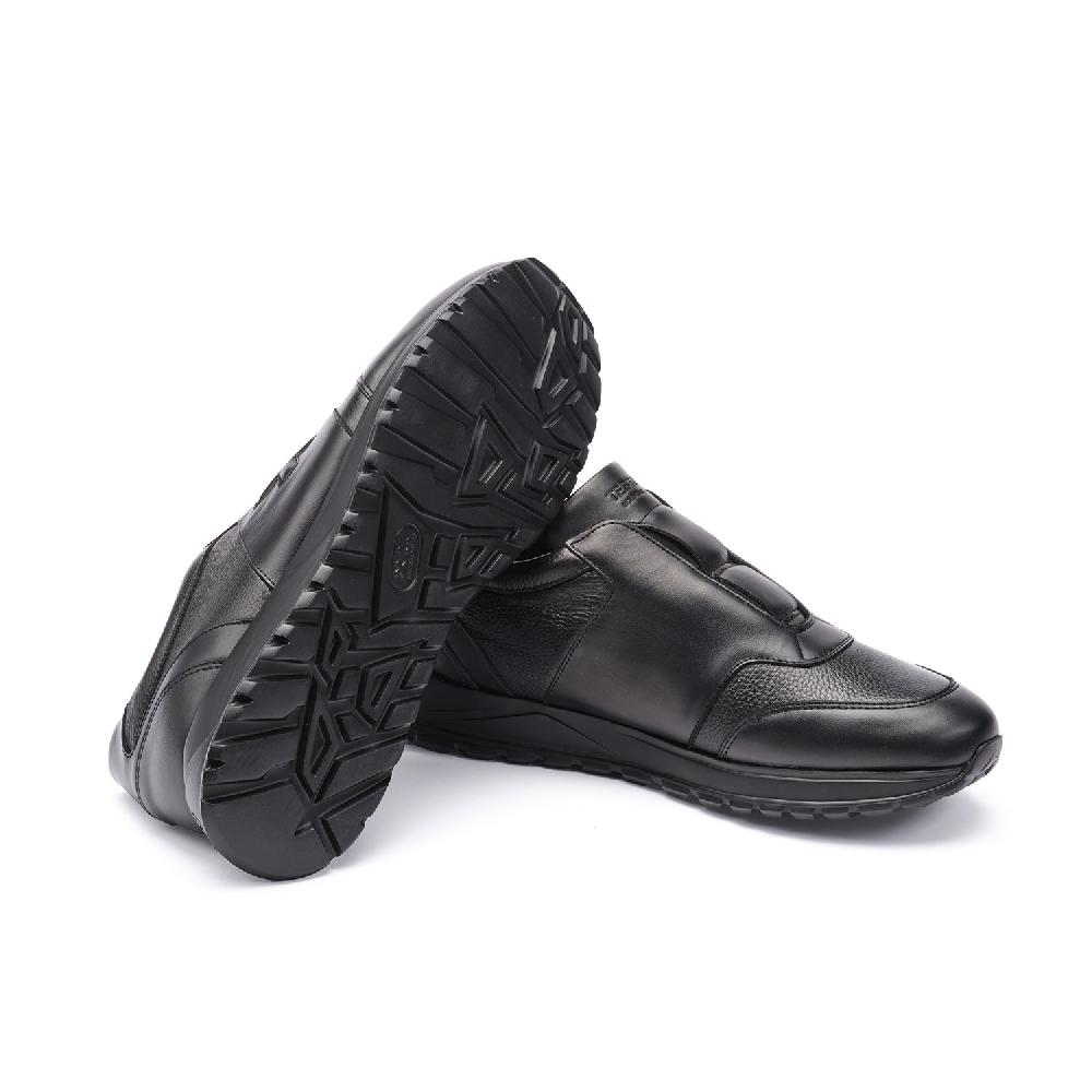 A.Testoni CUNEO SNEAKER SPORT NAPA CALF + GRAINED CALF Spedizione Gratuita