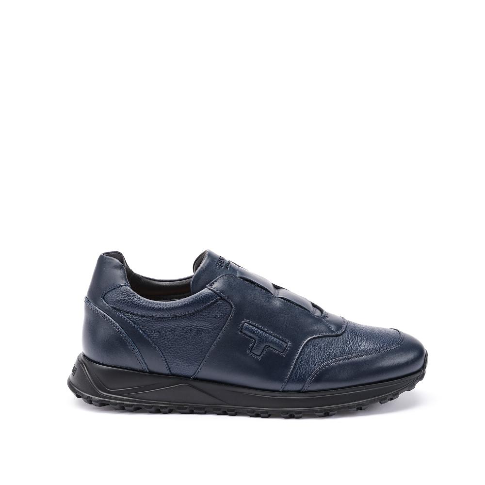 A.Testoni CUNEO SNEAKER SPORT NAPA CALF +GRAINED CALF Pezzi Unici