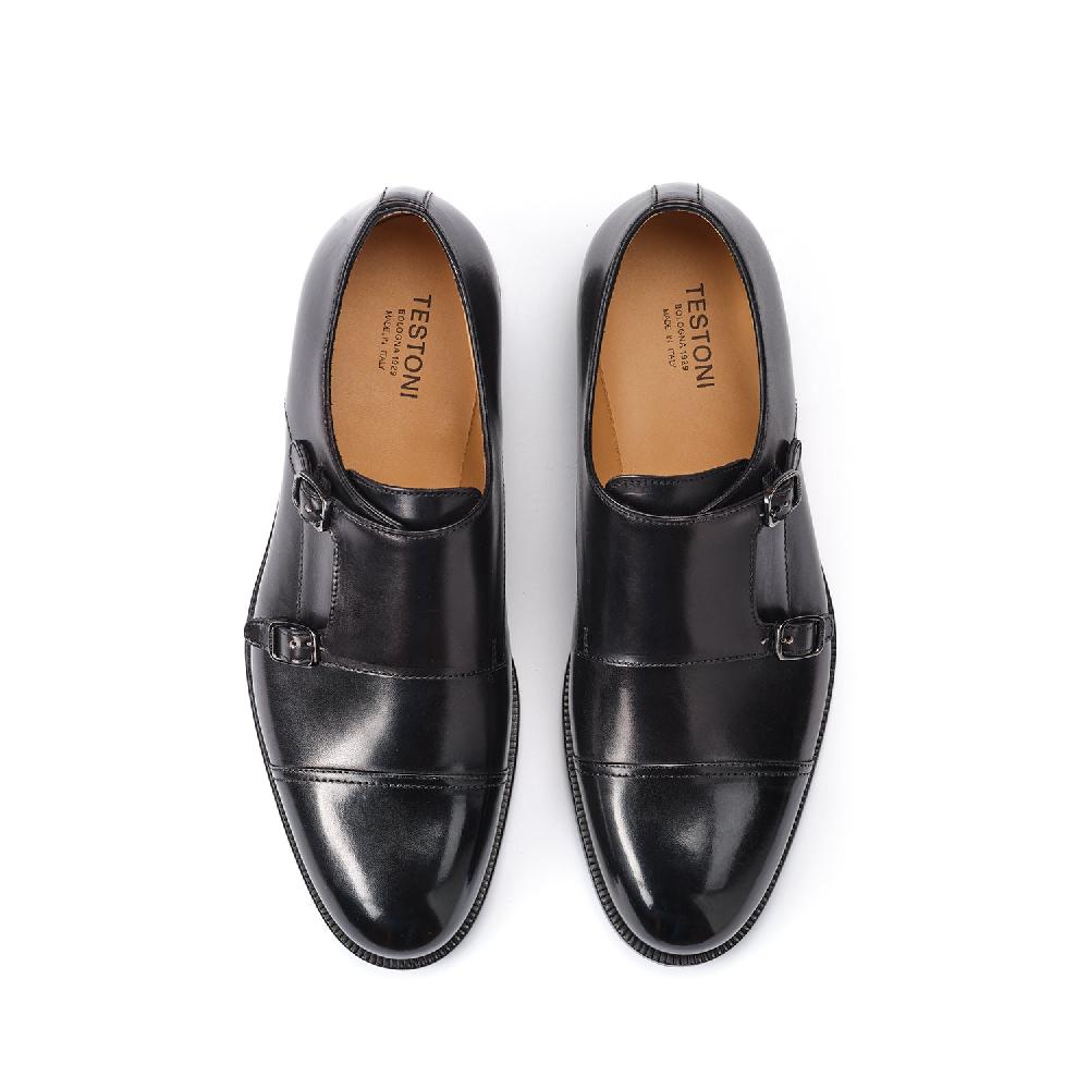 A.Testoni TRENTO DOUBLE MONK TOP CALF Qualità Garantita