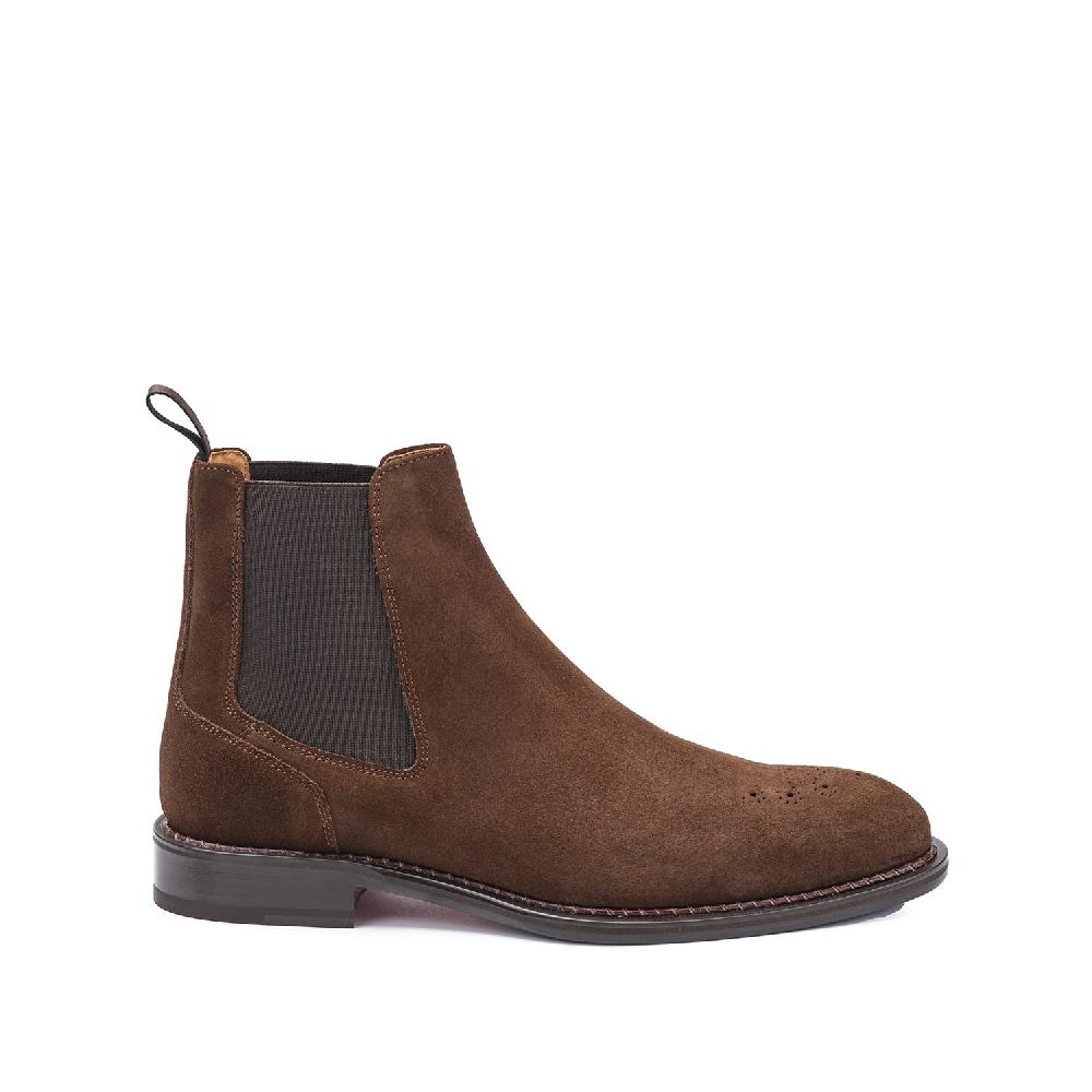 A.Testoni VENEZIA CHELSEA ENGLISH SUEDE CALF Promozione Limitata