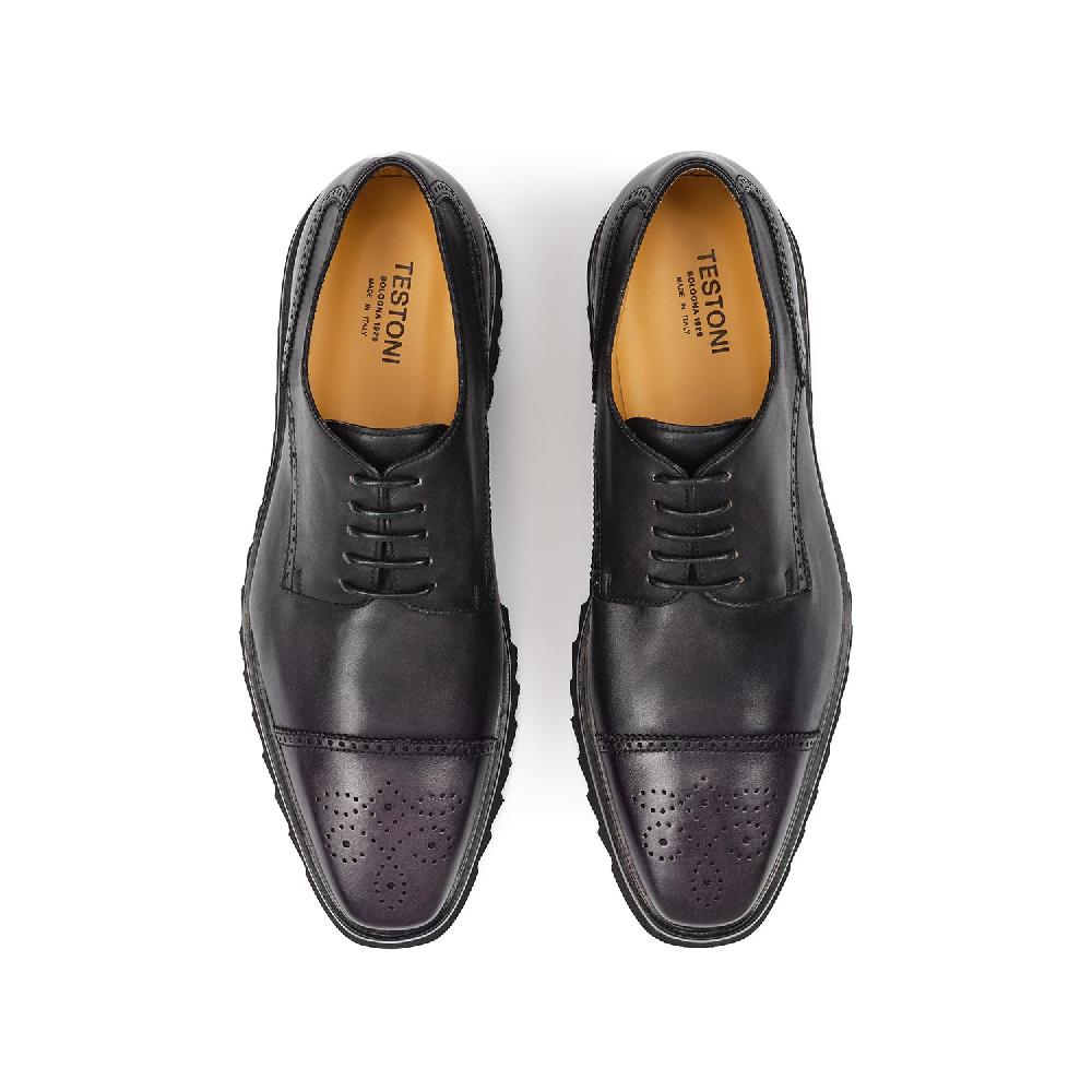 A.Testoni BOLGHERI DERBY SOFT DELAVE' CALF In Vendita