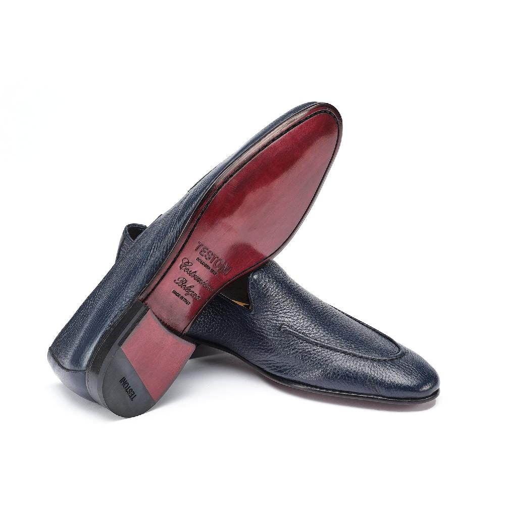 A.Testoni TAVOLARA LOAFER UNLINED DEER ° Vendita Calda