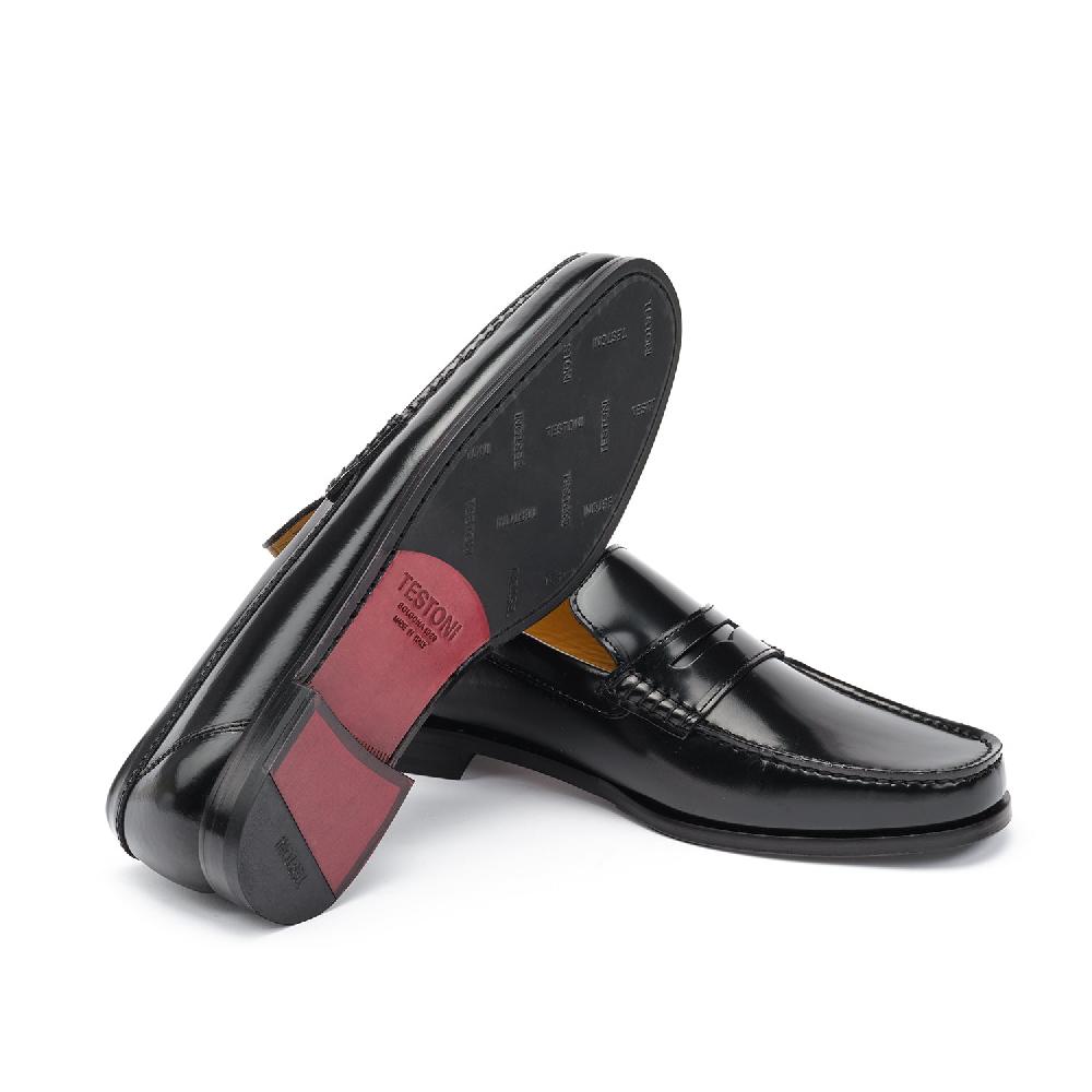 A.Testoni BRACCIANO MOCS BRUSHED CALF Vendite Flash