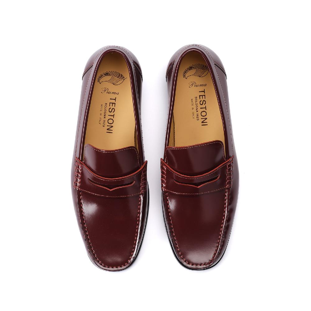 A.Testoni BRACCIANO MOCS BRUSHED CALF Negozio