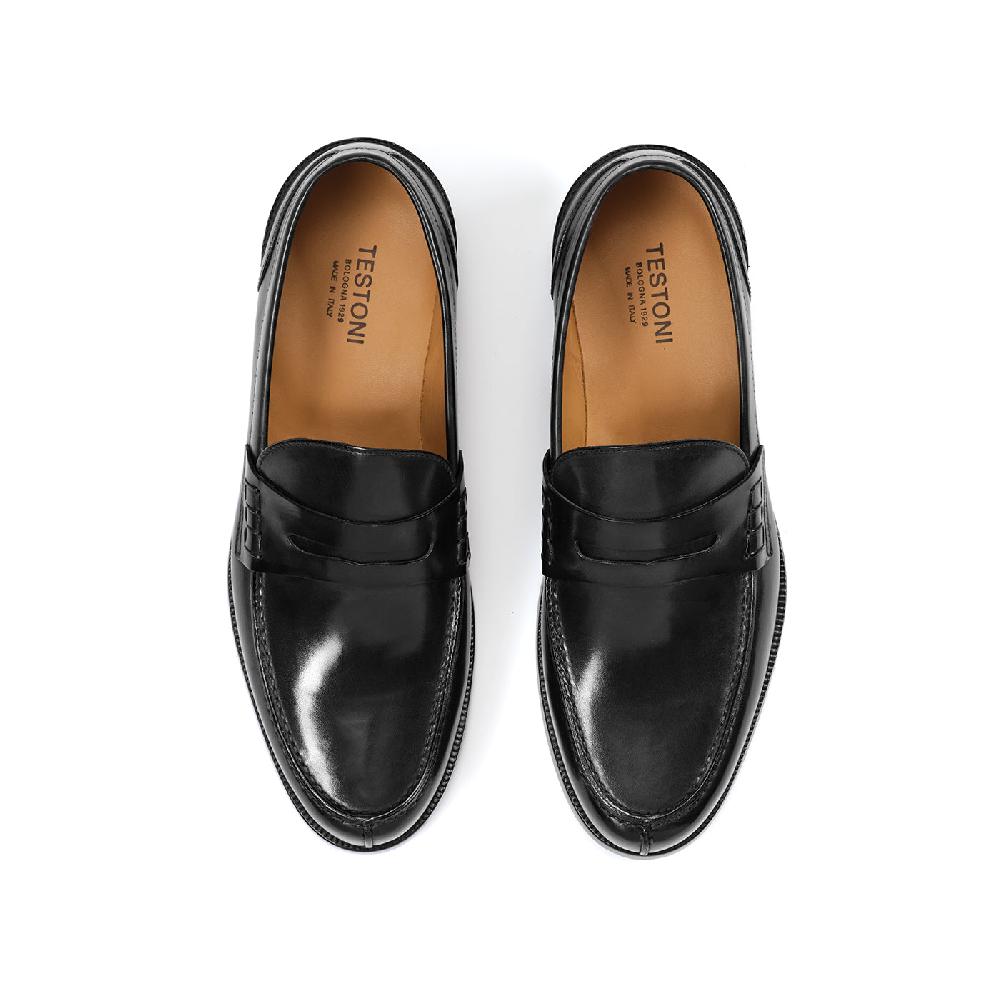 A.Testoni TRENTO LEATHER LOAFER ° Outlet