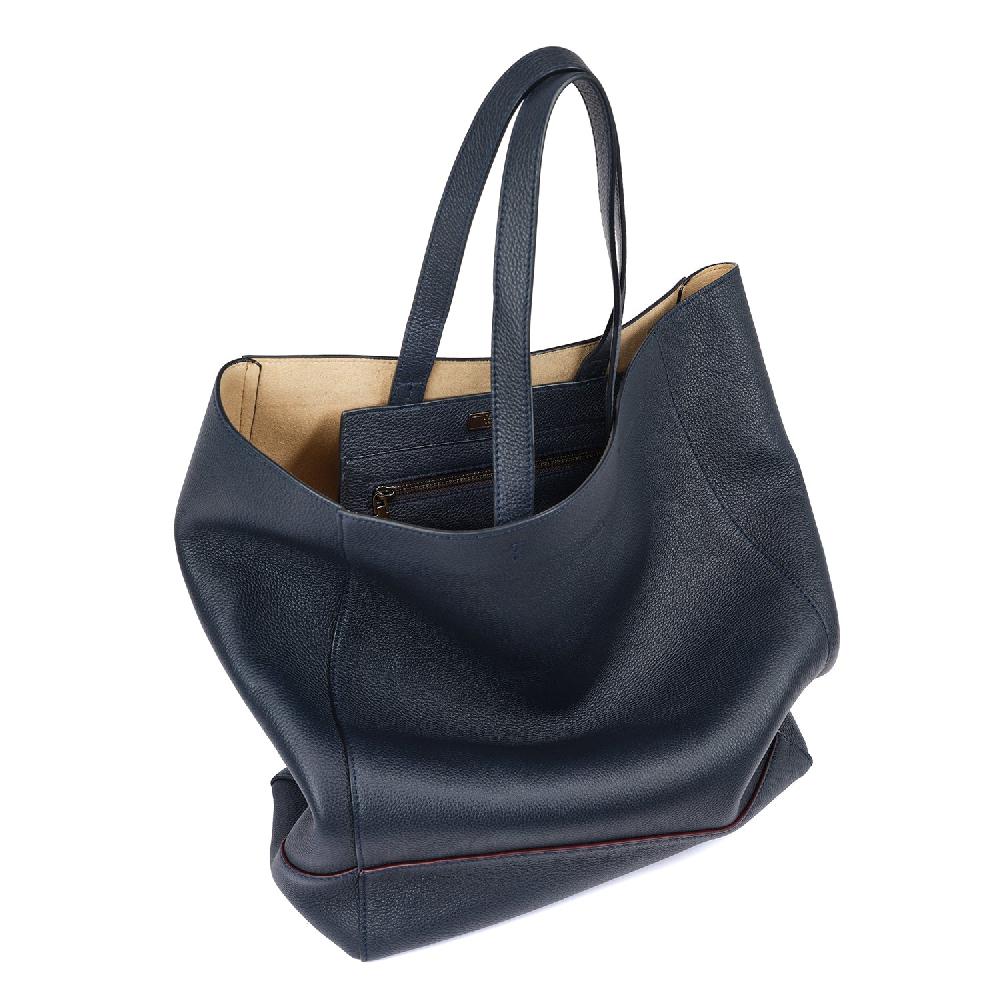 A.Testoni NOTO TOTE BAG DELUXE GRAINED CALF ° Qualità
