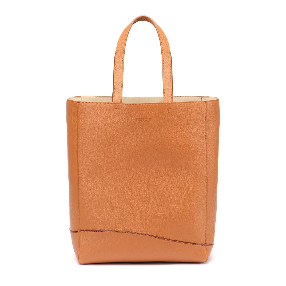 A.Testoni NOTO TOTE BAG DELUXE GRAINED CALF Vendita