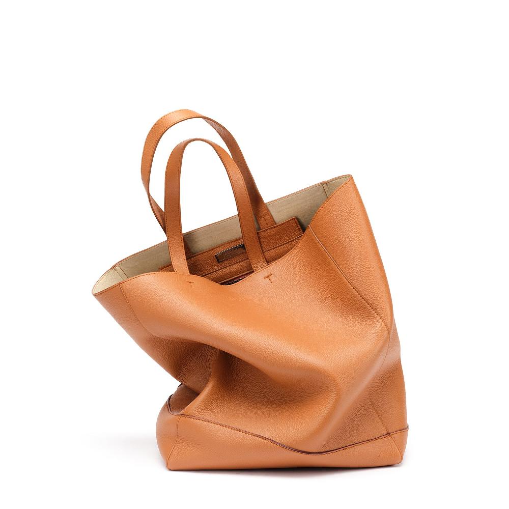 A.Testoni NOTO TOTE BAG DELUXE GRAINED CALF Vendita