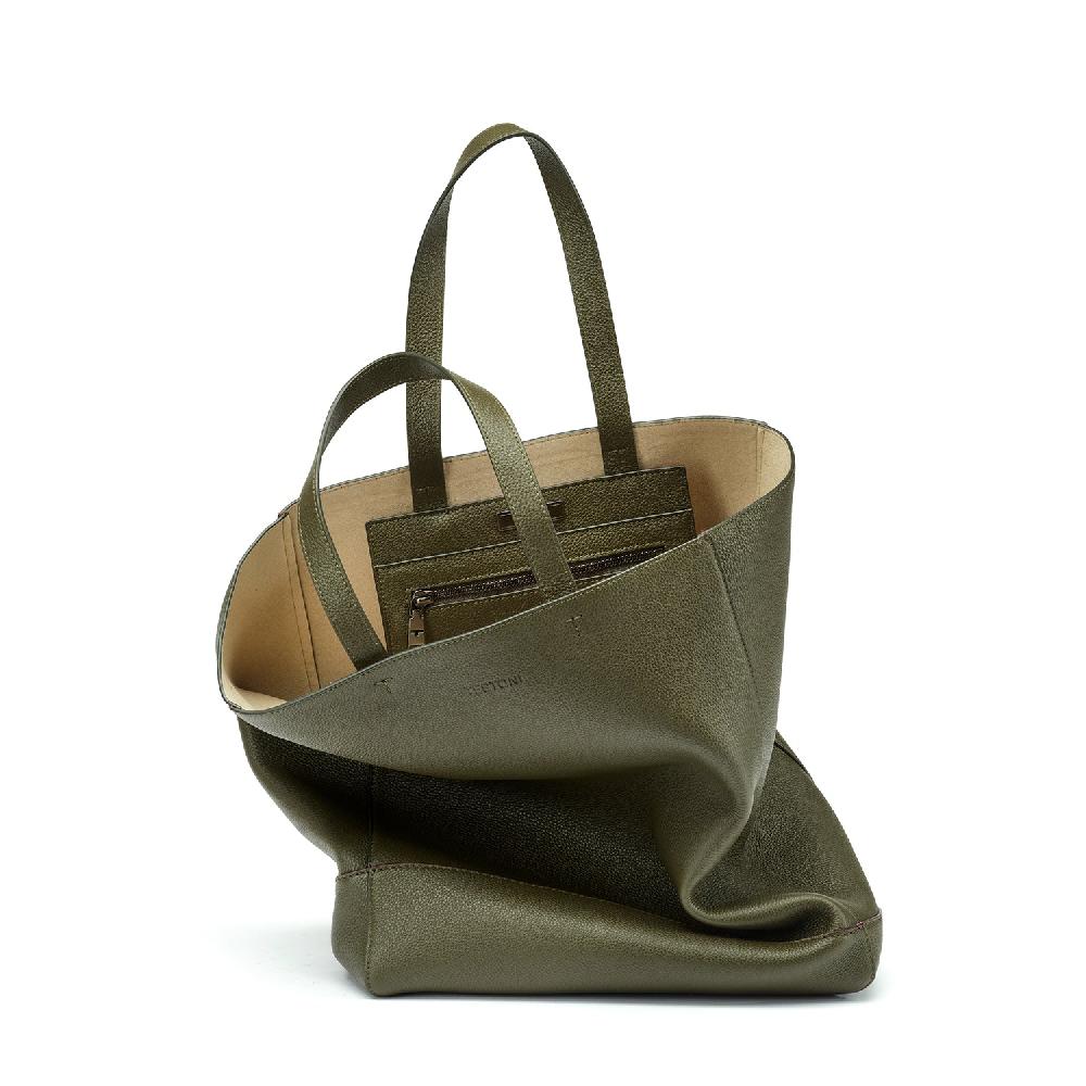 A.Testoni NOTO TOTE BAG DELUXE GRAINED CALF Promozione