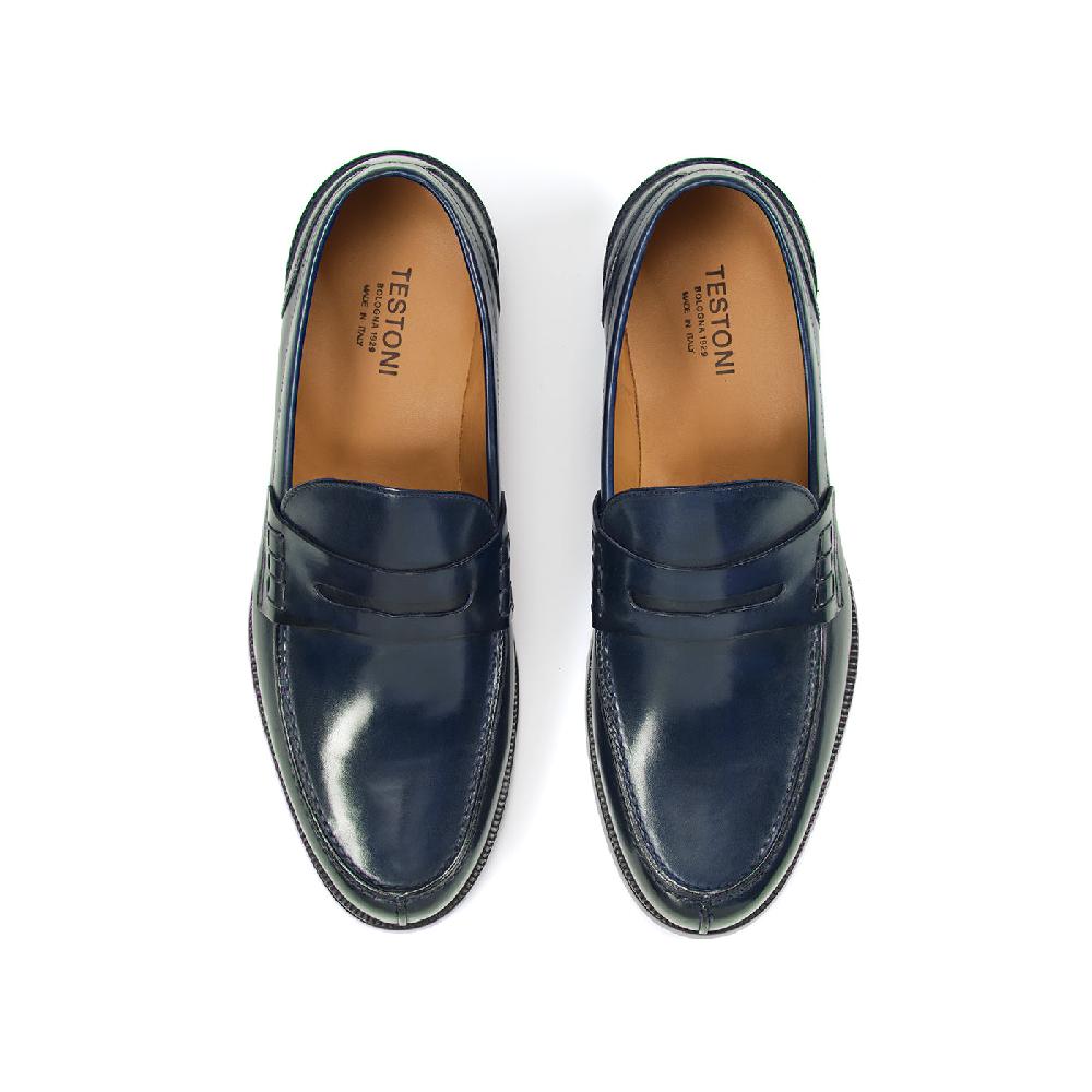A.Testoni TRENTO LEATHER LOAFER ° Moda