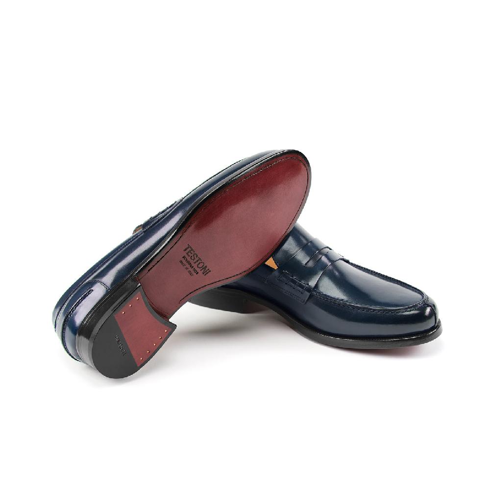 A.Testoni TRENTO LEATHER LOAFER ° Moda
