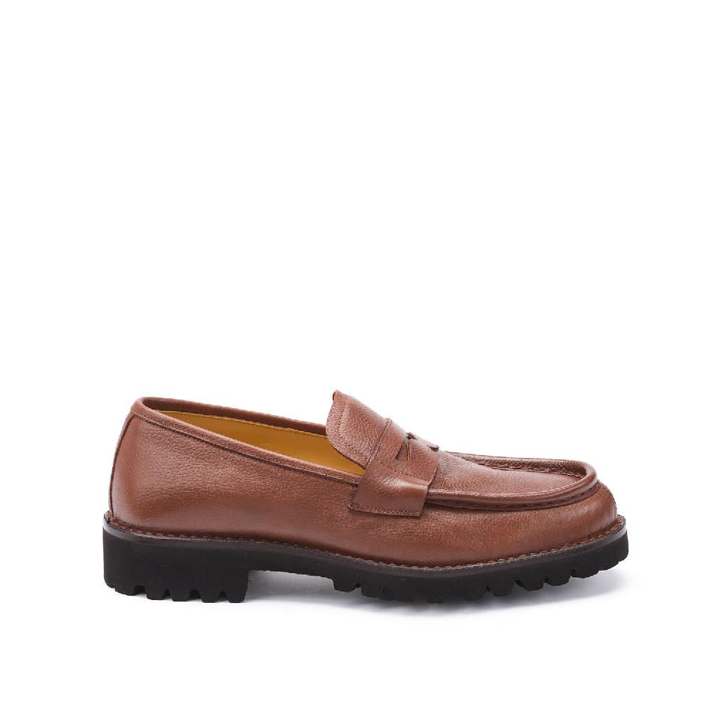 A.Testoni COURMAYEUR LOAFER GRAINED CALF Sconto di tempo limitato