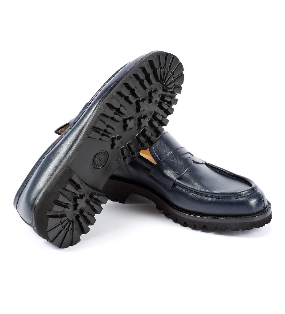 A.Testoni COURMAYEUR MOCASSINO IN PELLE Negozio online di fabbrica