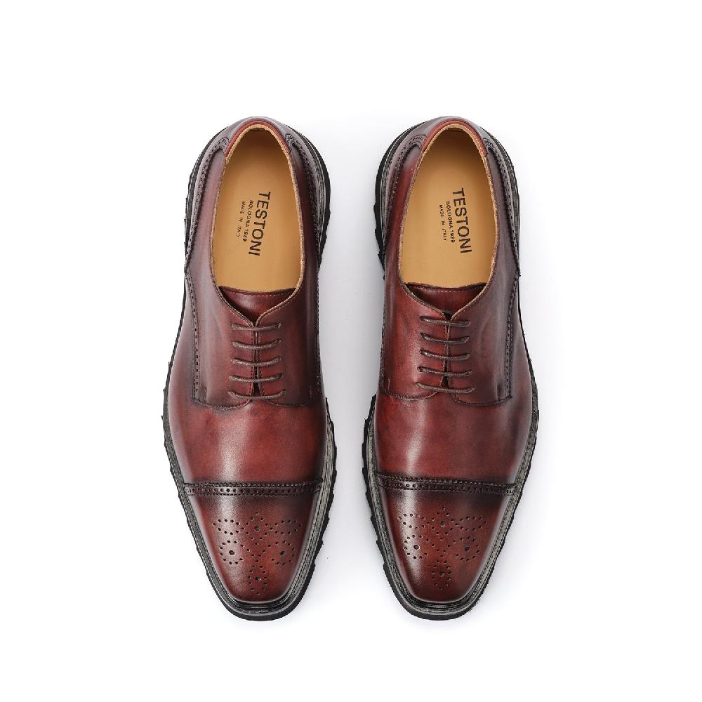 A.Testoni BOLGHERI DERBY SOFT DELAVE' CALF Offerta speciale