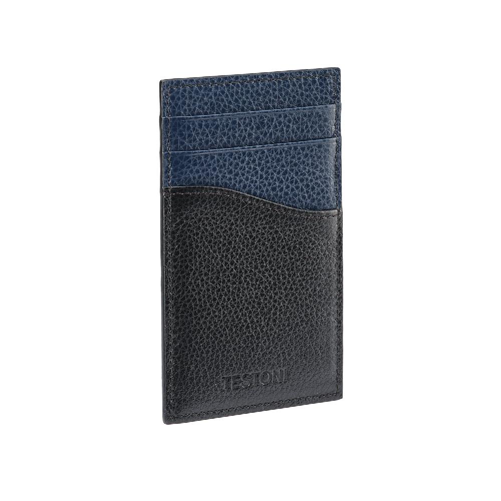 A.Testoni CREDIT CARD CASE GRAINCALF ° Comprare a buon mercato