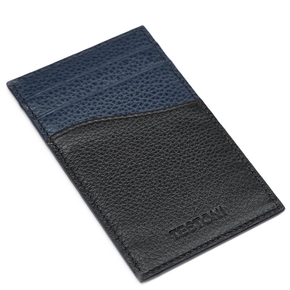 A.Testoni CREDIT CARD CASE GRAINCALF ° Comprare a buon mercato