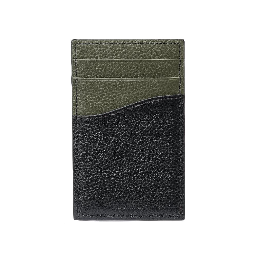 A.Testoni CREDIT CARD CASE GRAINCALF ° Grande vendita