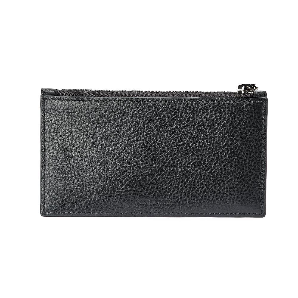 A.Testoni ZIP CREDIT CARD CASE GRAINCALF Fornitura limitata
