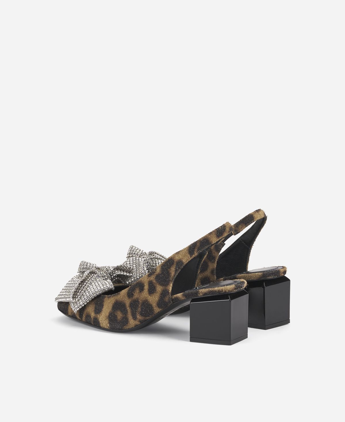 ﻿Agl Sling-back con fiocco Stampa leopard Angie Ribbon I Più Venduti