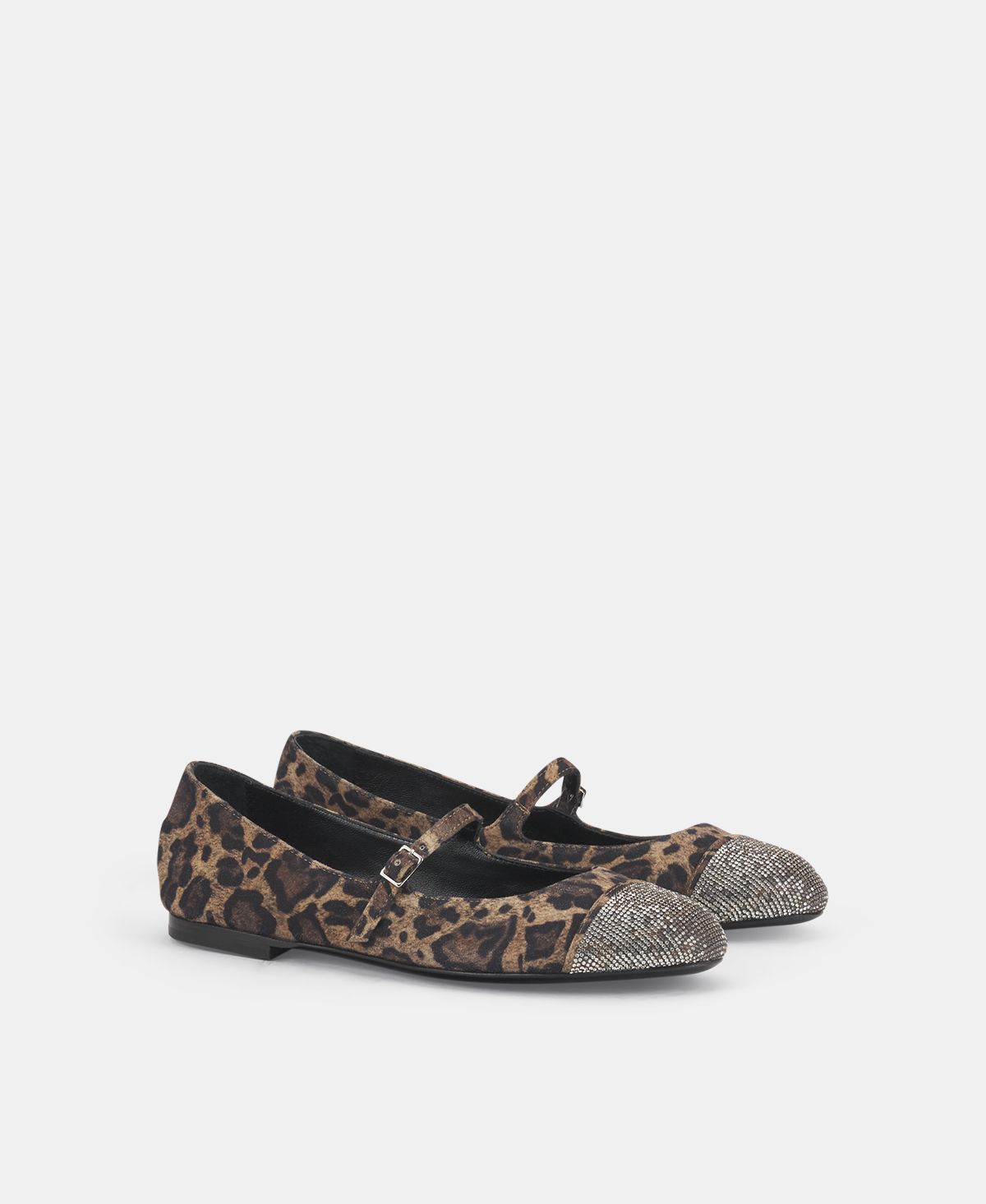 Agl Ballerina con puntina strass Brown Milly Strass Nuova