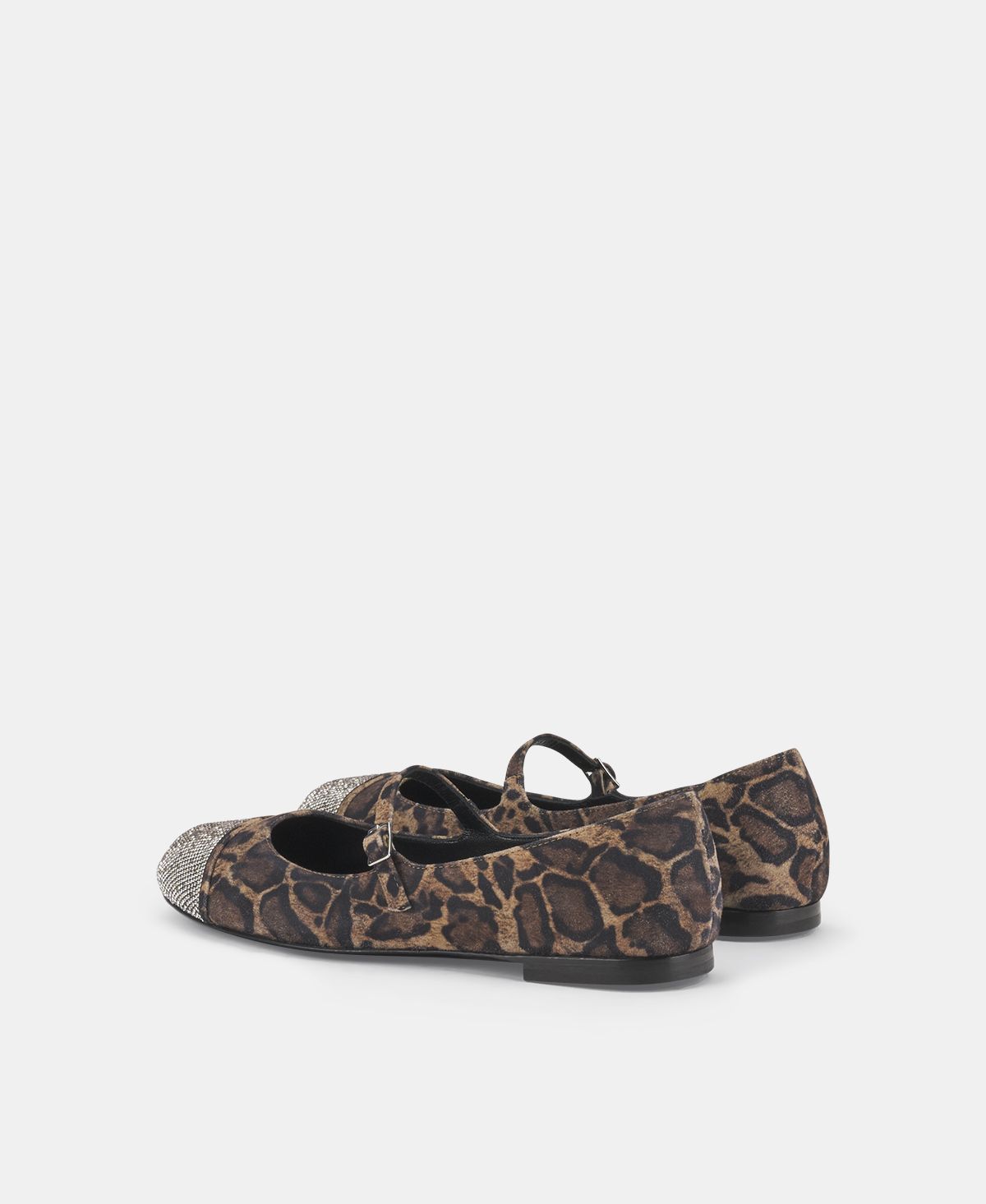 Agl Ballerina con puntina strass Brown Milly Strass Nuova