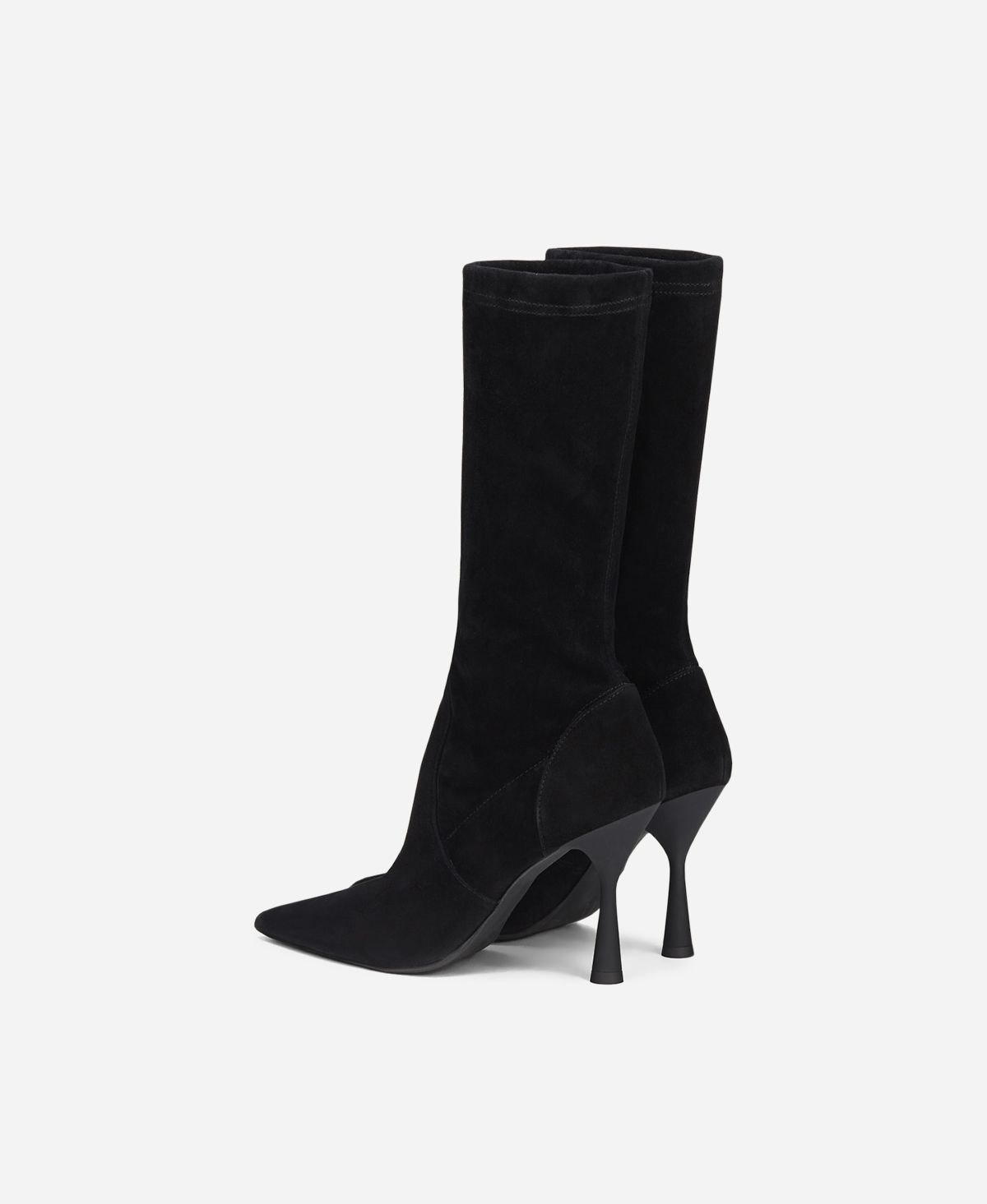 Agl Stivaletto in velour Nero LETIZIA BOOTIE Italia