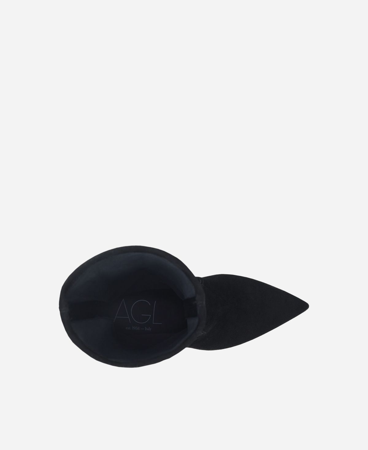 Agl Stivaletto in velour Nero LETIZIA BOOTIE Italia