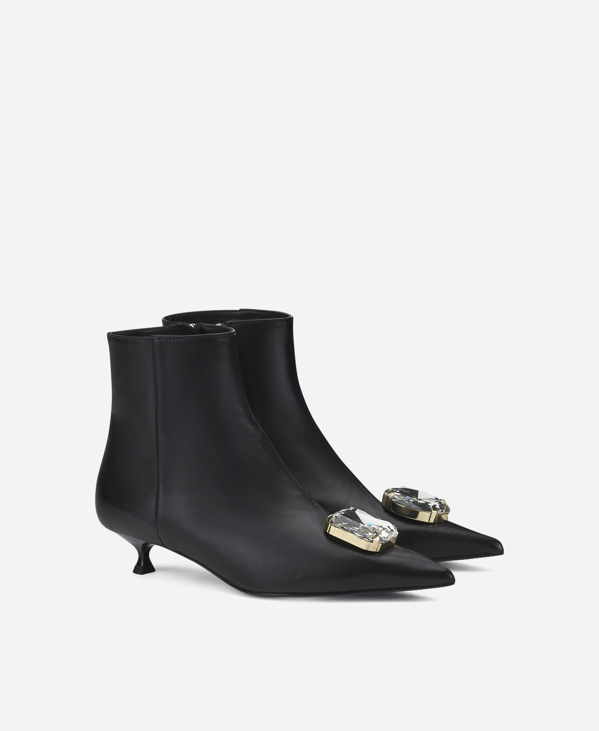 Agl Stivaletto con cristalli Nero Lenor bootie Crystal In Linea