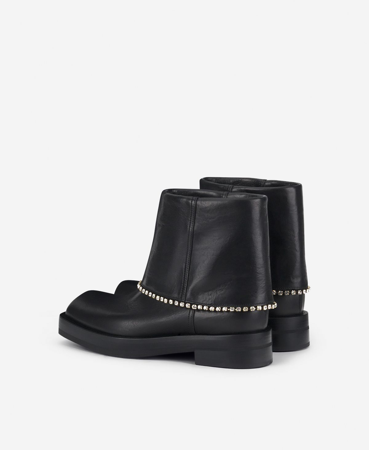Agl Stivaletto texano con strass Nero Rina Strass Qualità