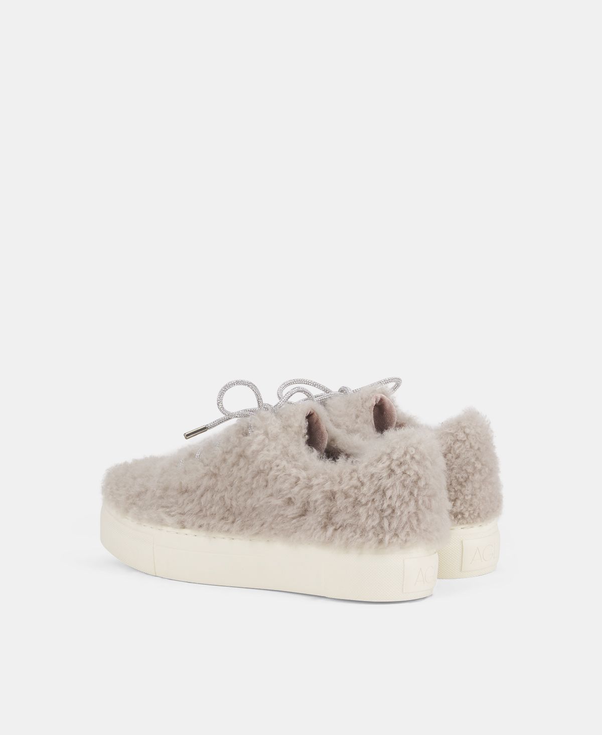 Agl Sneaker in pelliccia Crema Elda Soddisfazione Garantita