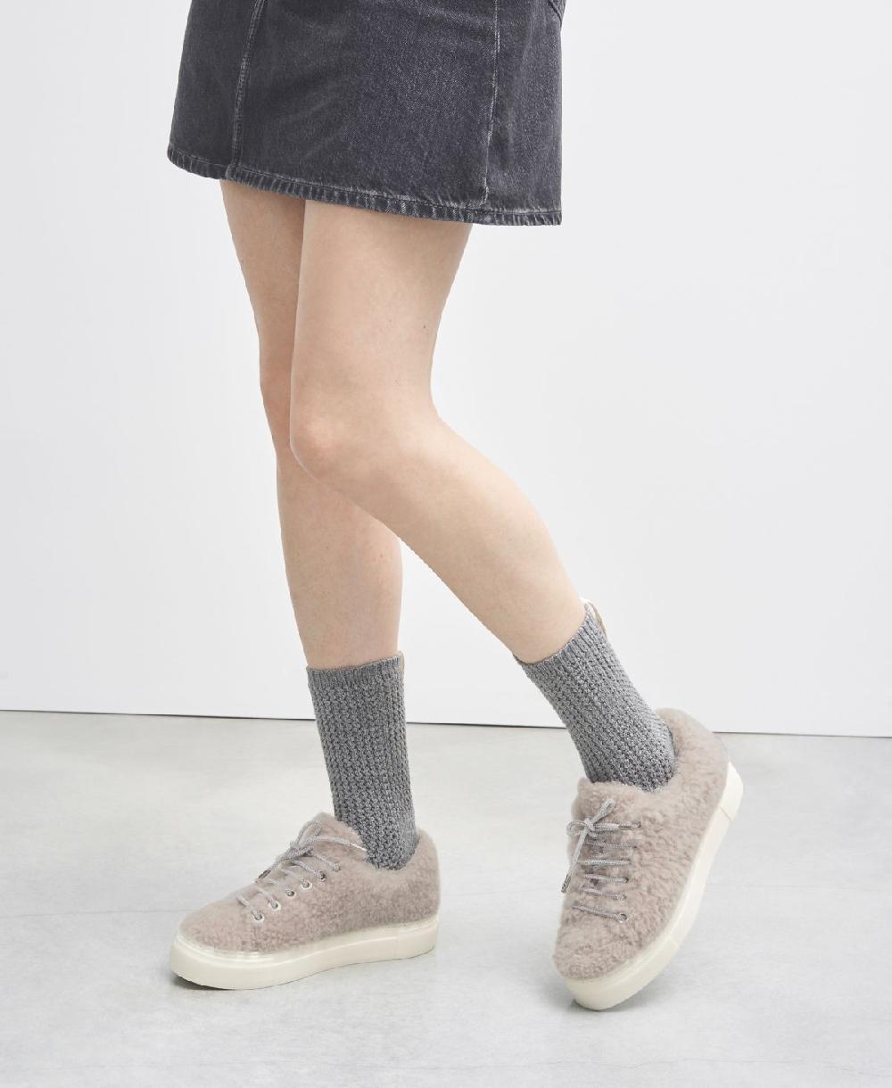 Agl Sneaker in pelliccia Crema Elda Soddisfazione Garantita