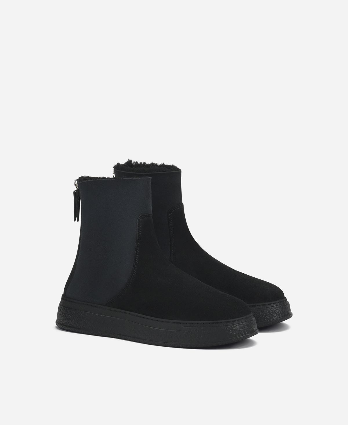 Agl Stivaletto in montone Nero Giuly Warm Shopping Online