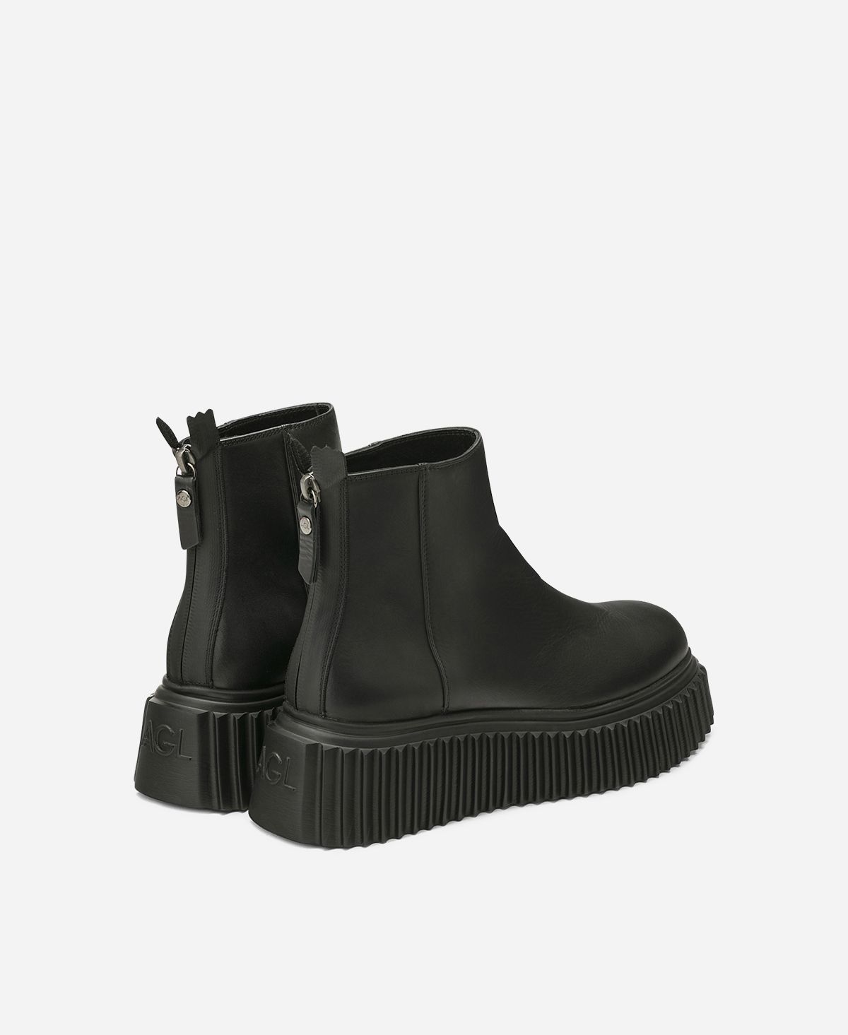 Agl Stivaletto in pelle Nero Sandy Convenienza