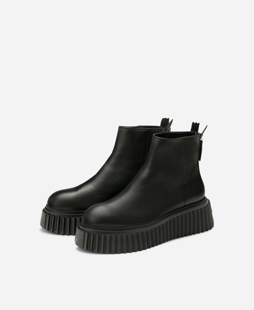 Agl Stivaletto in pelle Nero Sandy Convenienza