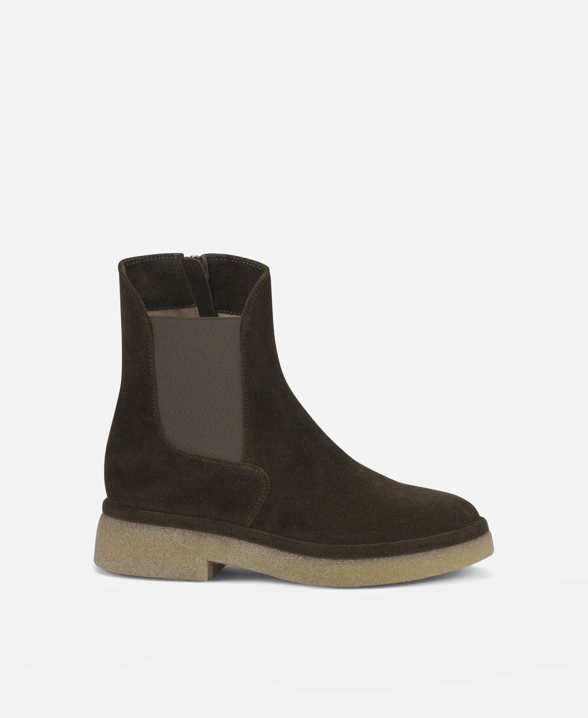 Agl Stivaletto con zip ed elastico Brown Alison R Beat Economico