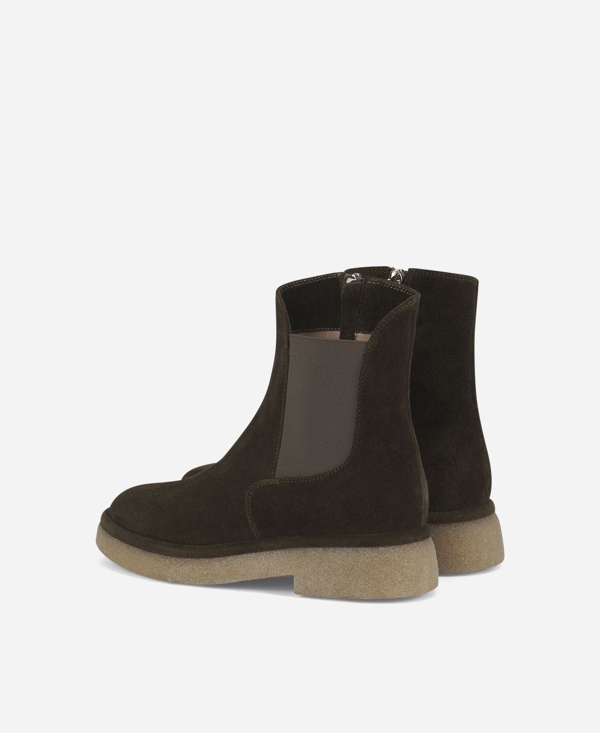 Agl Stivaletto con zip ed elastico Brown Alison R Beat Economico