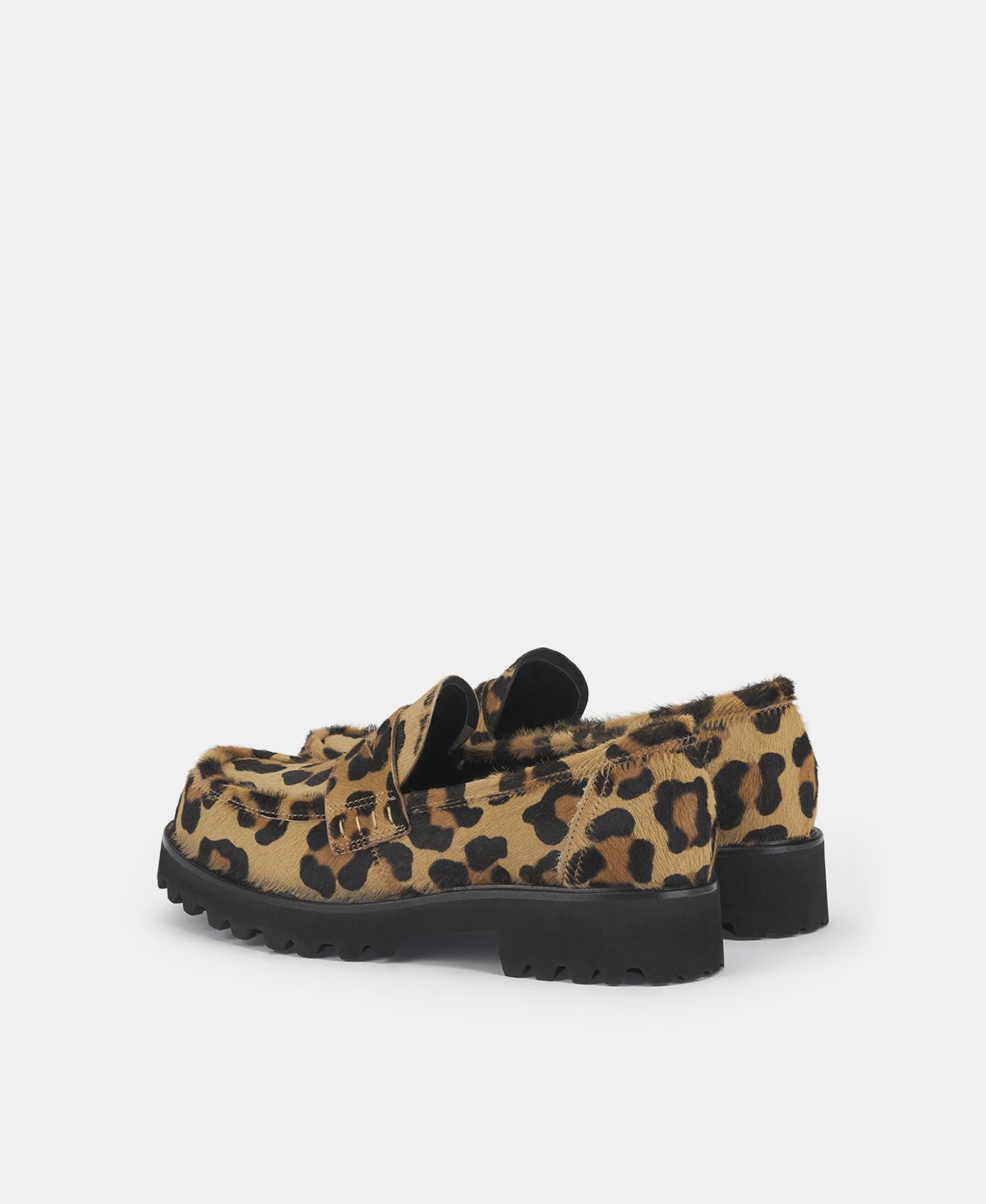 Agl Mocassino animalier con suola chunky Stampa leopard Goldie In Vendita