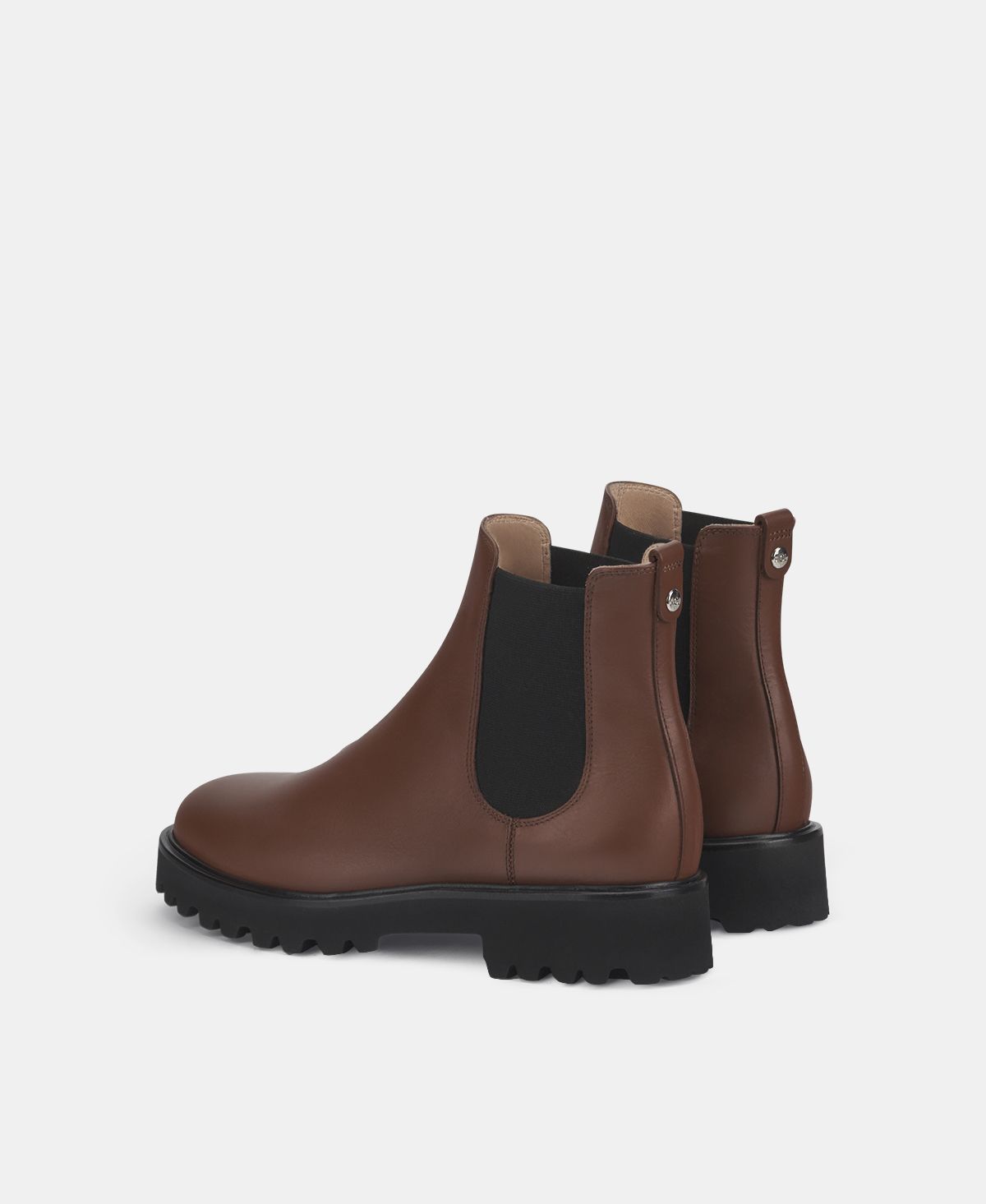 Agl Stivaletto con elastici Cuoio Goldie Beatle Saldi Di Fabbrica