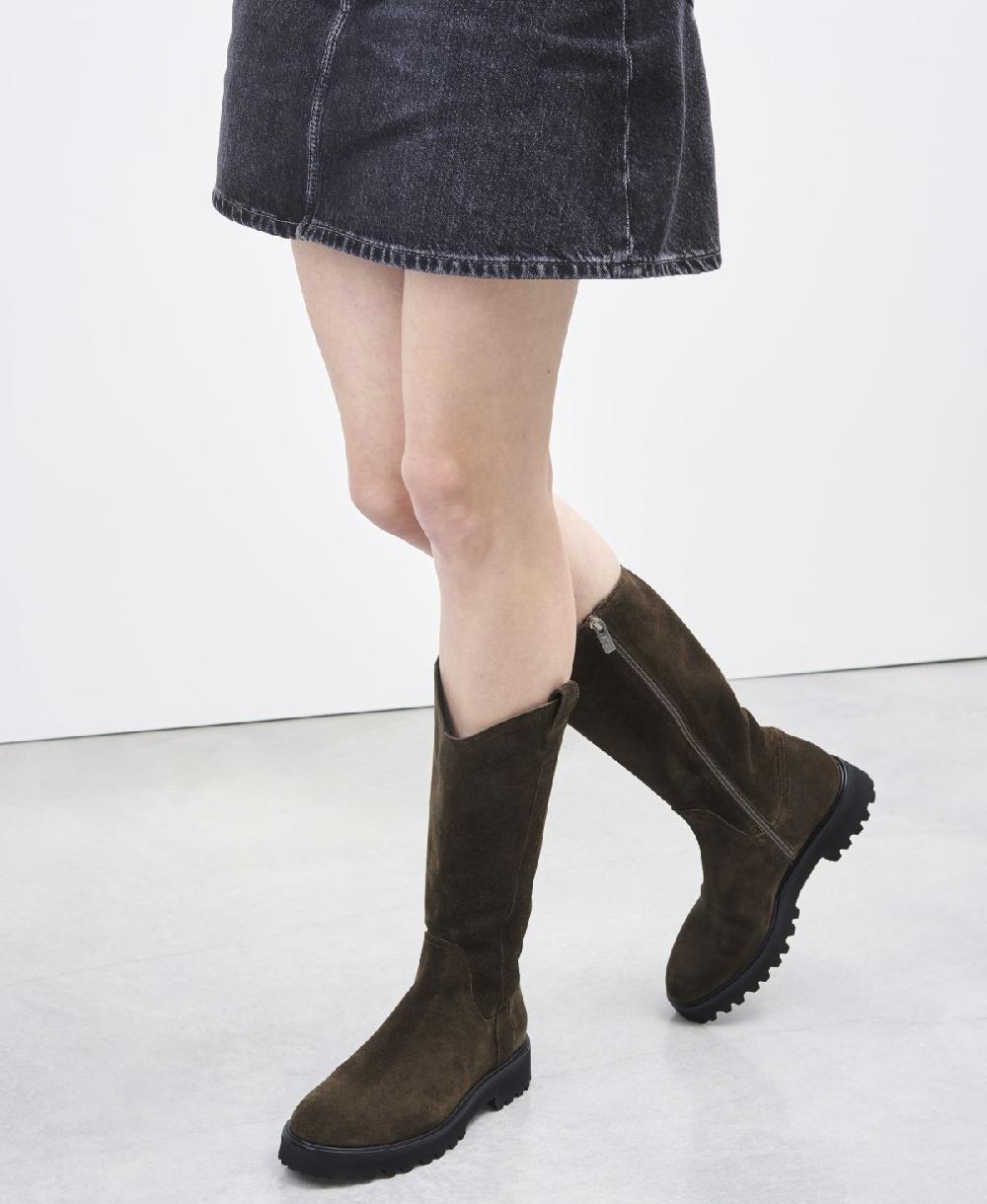 Agl Stivale in velour waterproof Brown Goldie Boot I Più Venduti