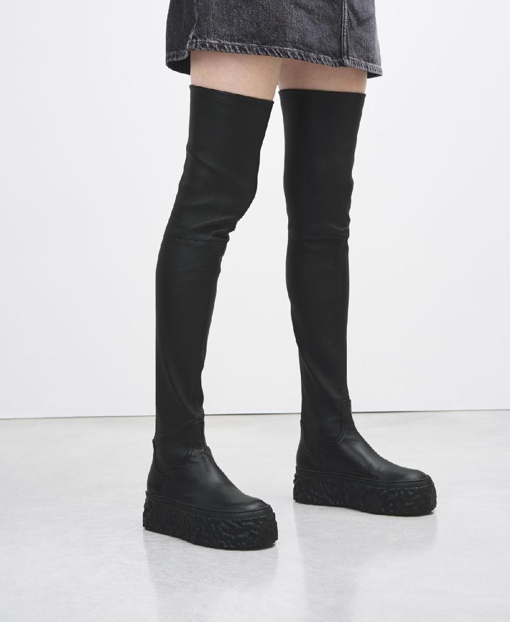 Agl Stivale cuissard stretch Nero Magma Boot Negozio