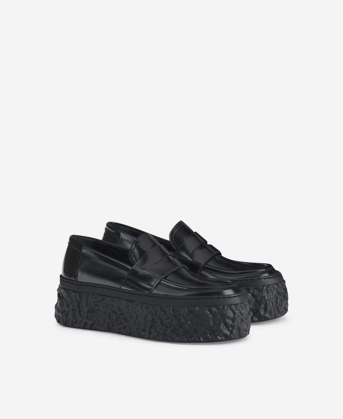Agl Mocassino con platform Nero Magma Moc Nuova
