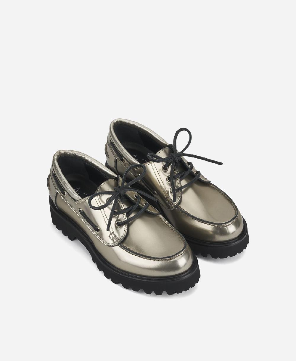 Agl Stringata metal Platino Goldie Barca Moda