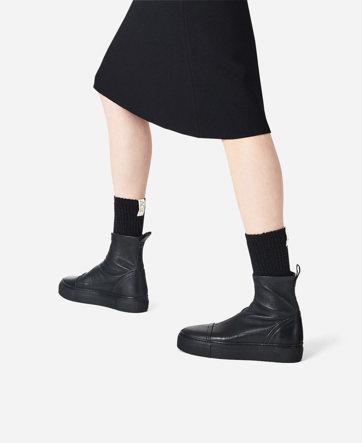 Agl Sneaker stretch Nero IRENE Qualità