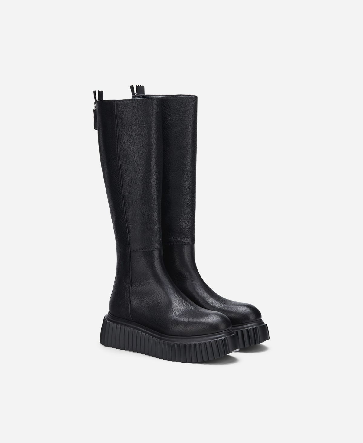 Agl Stivale in pelle Nero MILAGROS BOOT Pezzi Unici