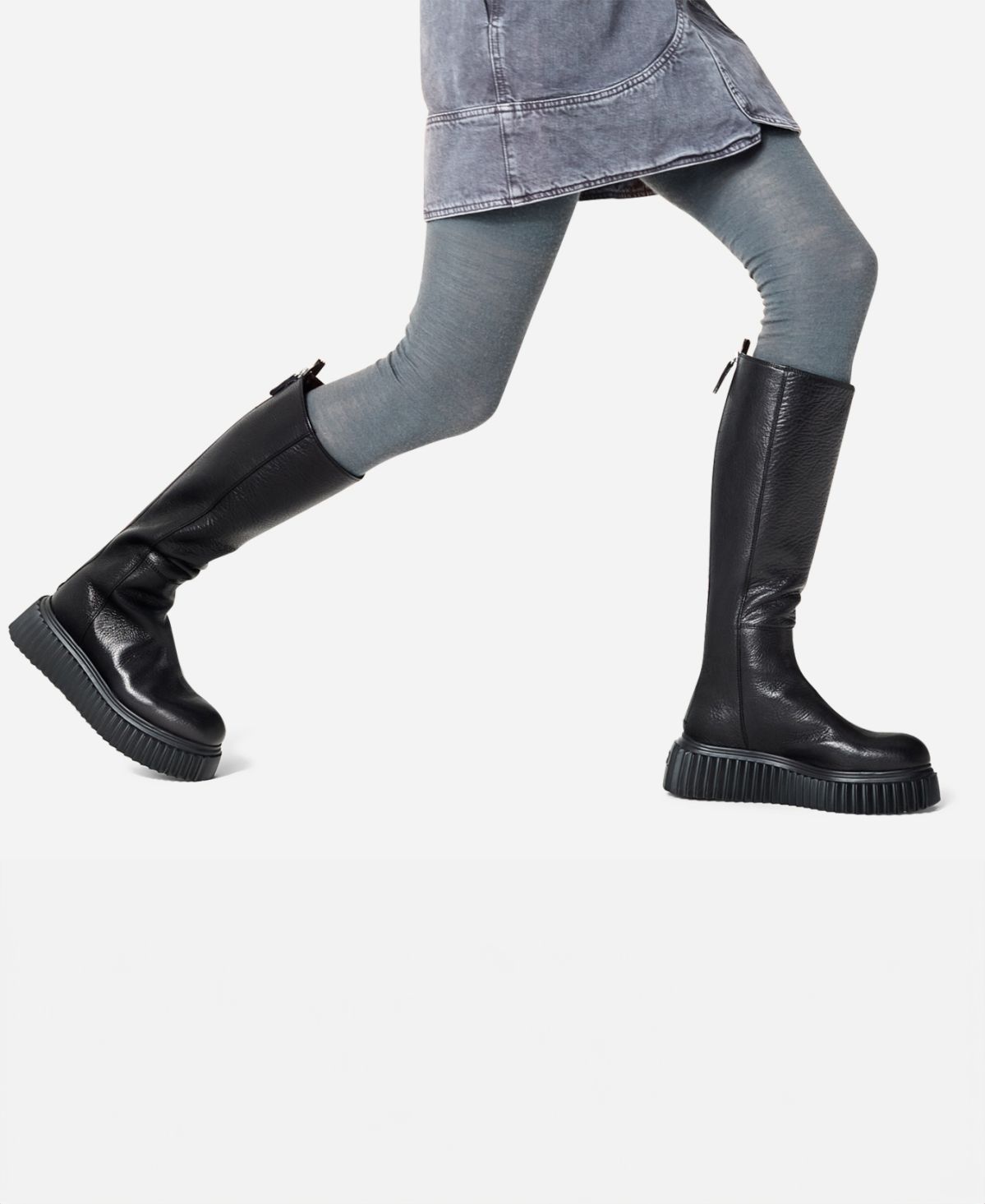 Agl Stivale in pelle Nero MILAGROS BOOT Pezzi Unici