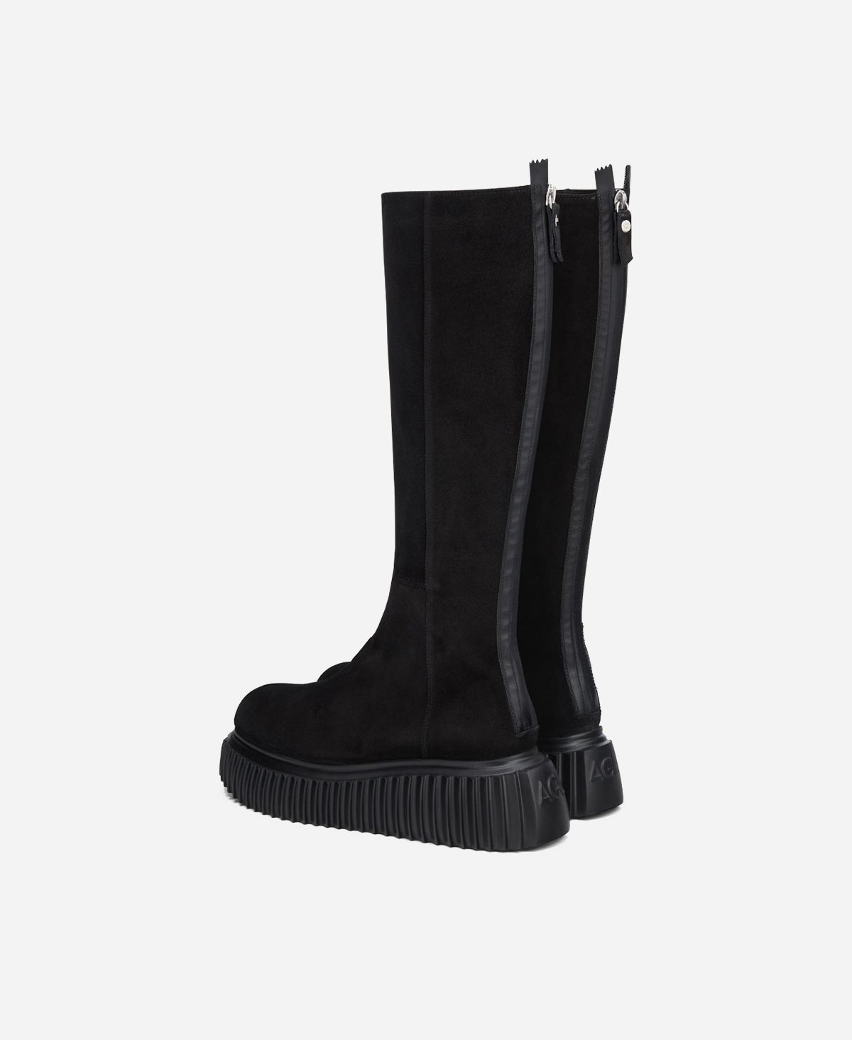 Agl Stivale in velour Nero MILAGROS BOOT Soddisfazione Garantita