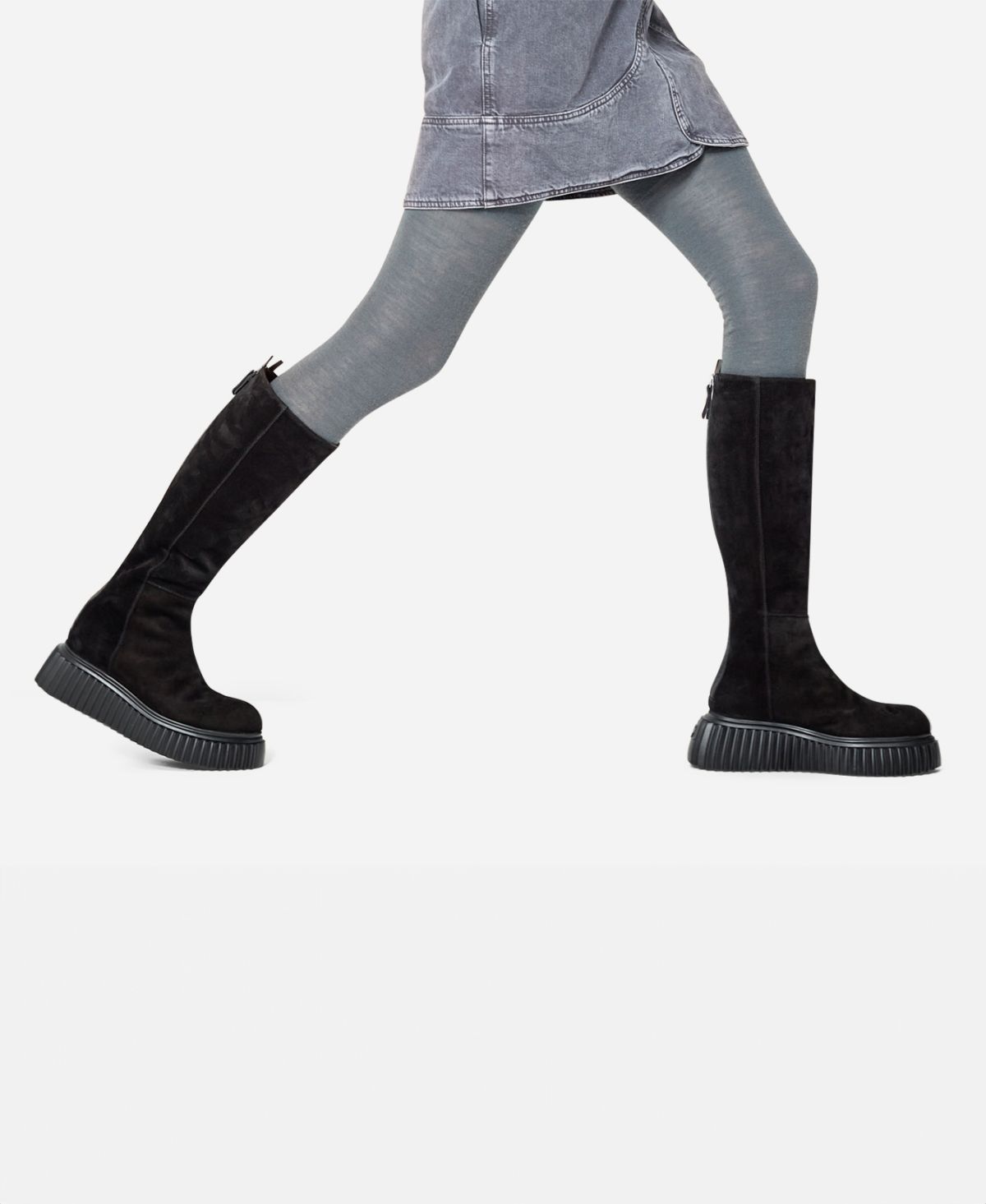 Agl Stivale in velour Nero MILAGROS BOOT Soddisfazione Garantita