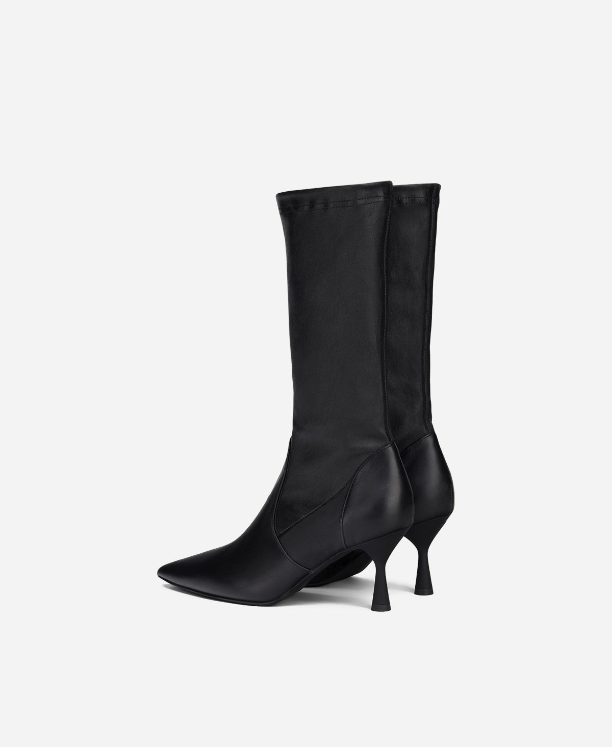 Agl Stivaletto in pelle stretch Nero LILLY Consegna Veloce